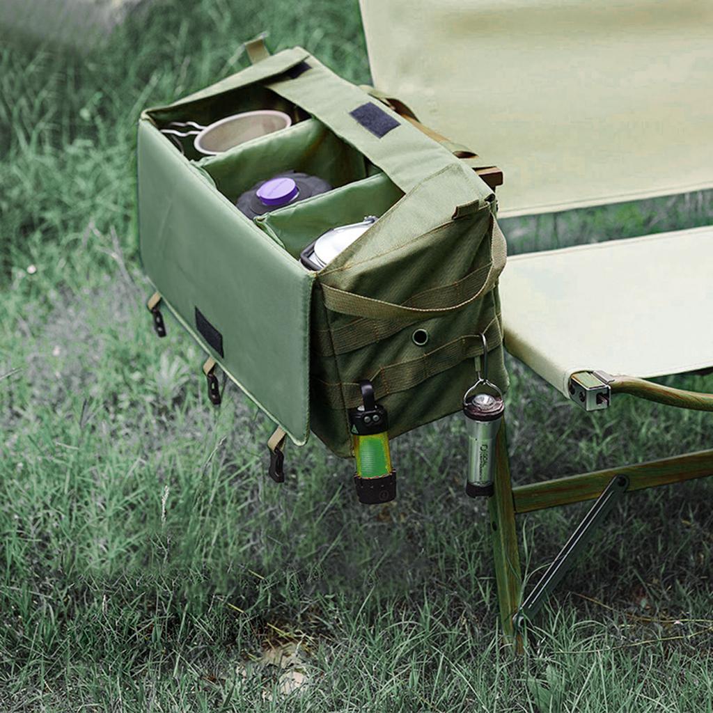 Tactical Molle Pouch Úložná taška Závěsná kapsa na stůl Boční EDC Gadget Lovecká taška Vodotěsné Camping Tašky Outdoorové vybavení