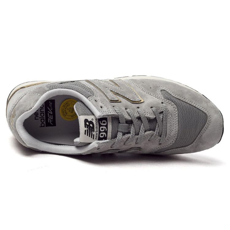 New Balance NB 996 Retro Fabric Pigskin Cushioning Non-Slip Wear-Resistant Low-Top Marathon Running Shoes Unisex sneaker Gray MRL996HA