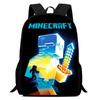 Minecraft Printed Backpack Children'S Elementary School Bag