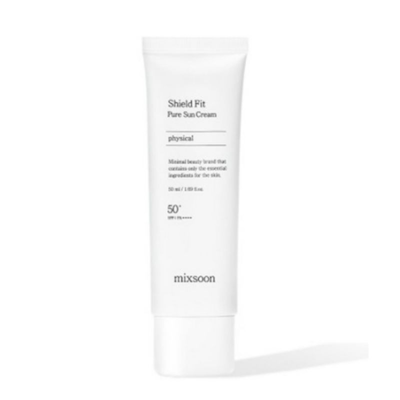 Mixsoon Shield Fit Pure Sunscreen SPF50+ PA++++ 50ml Korean Daily UV Protection Sun Cream