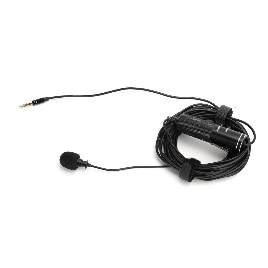 Collar Clip Microphone Live Broadcast Sound Card Interview Mobile Phone Microphone Camera