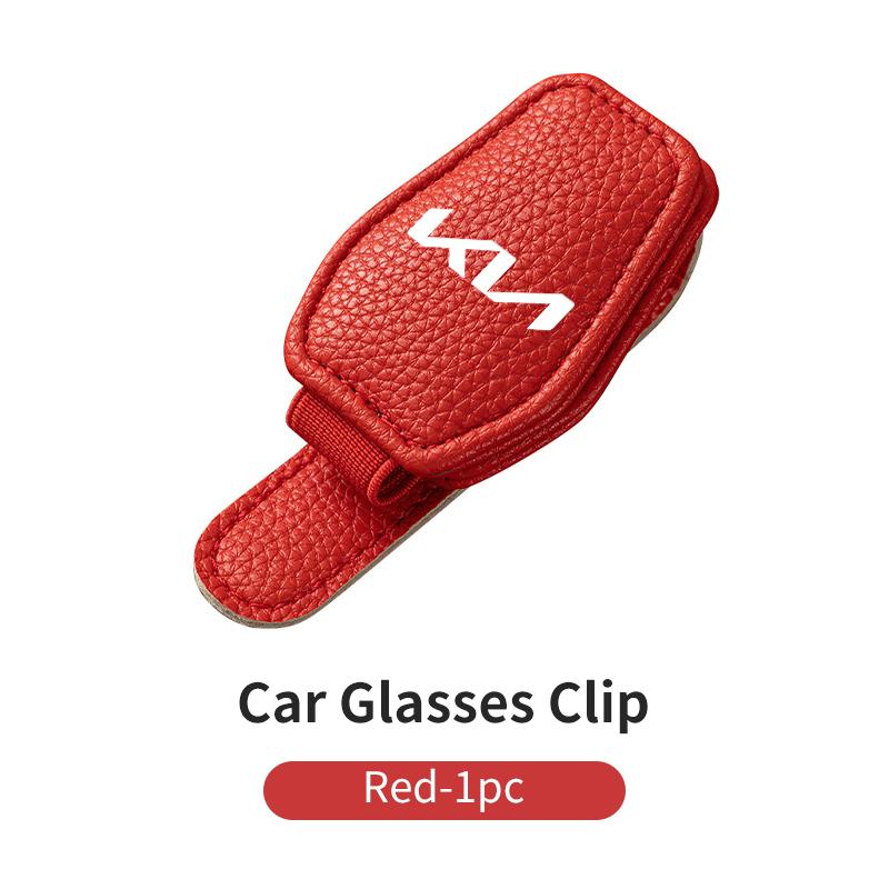 Car Sun Visor Glasses Holder Glasses Storage Clip Accessories For KIA K5 K2 Optima Soul Spectra Niro Cadenza Sephia Carens