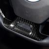 Carbon Fiber Look Steering Wheel Lower Cover Trim For Chevrolet Camaro 2016-