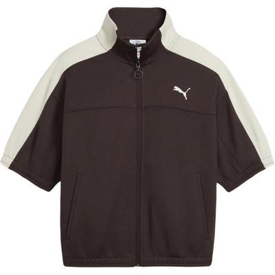 T7 Color Block Reißverschluss Sportlich Lässig Kurzarm Jacke Damenjacken 636871-13