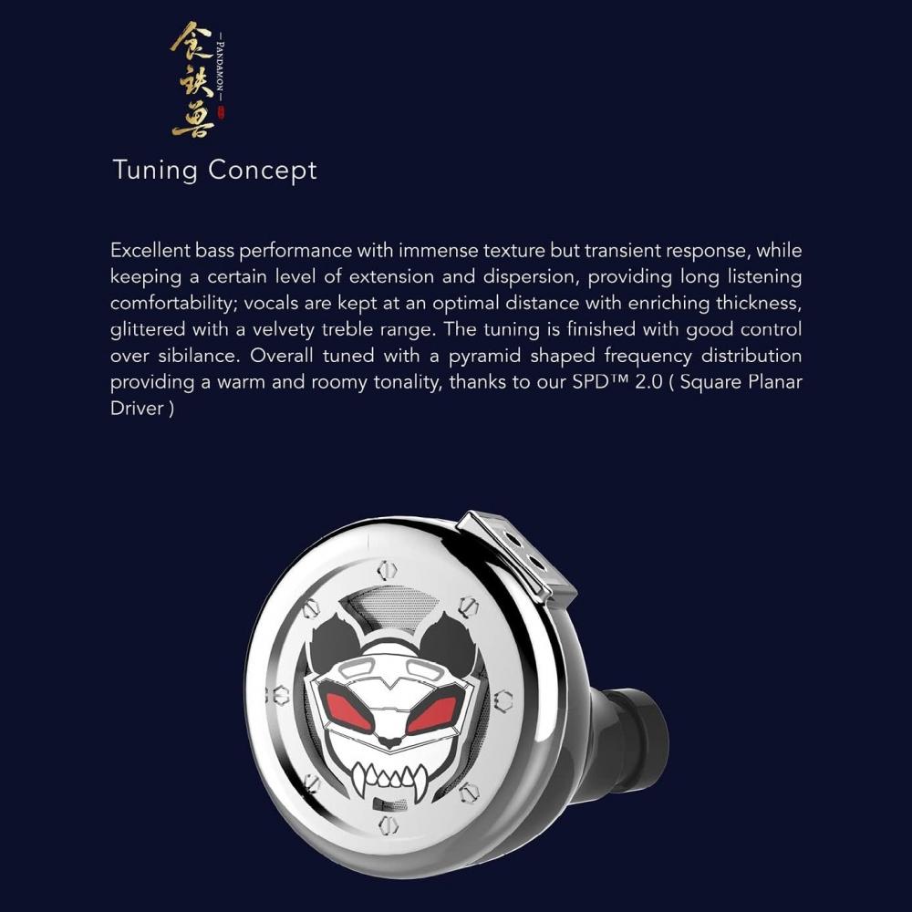 Hifigo 10mm Square Planar Driver In Ear Monitor  kInera Celest Pandamon