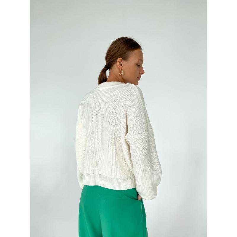 Single Breasted Cardigan V-neck Short Sweater Women Long Sleeved Warm Jacket Solid Color Knit Base Shirt Commut Loose Casual Autumn Winter