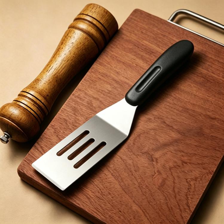 LsCook Stainless Steel Spatula Cake and Pizza Spatula Hollow Square