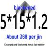 Round Blackened Thickened Metal Washer (M4-M16)