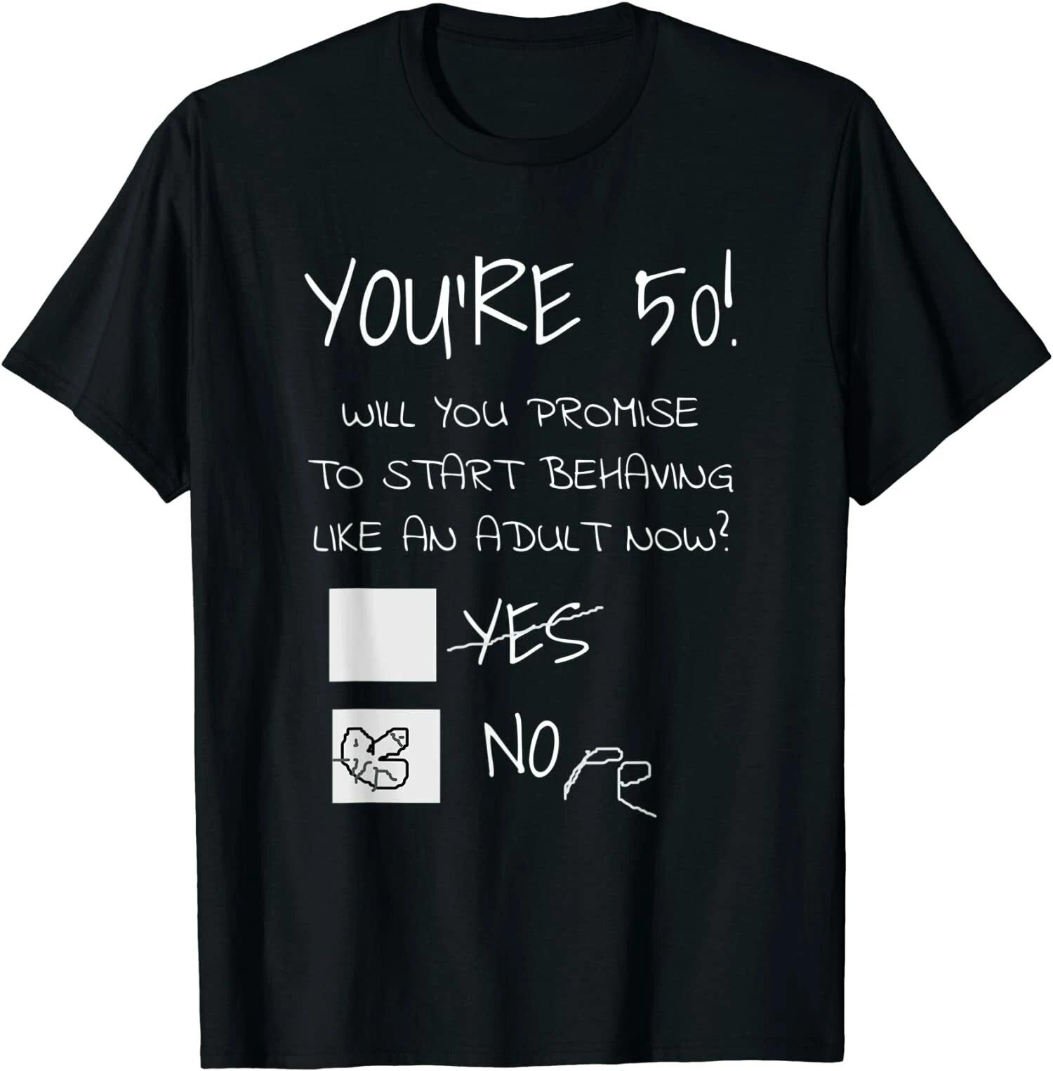 Men s and Women s T-shirts NEW LIMITED Funny 50th Birthday Gift Idea 50 Years Old Present Tee T-Shirt S-3XL S
