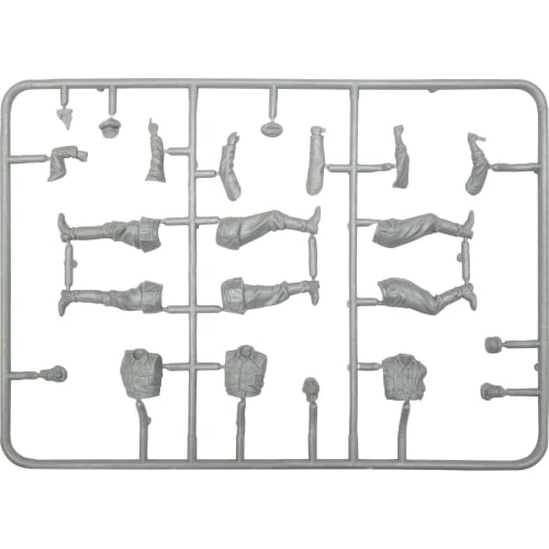 Miniart 1/35 Scale German Soldiers Carrying Ammunition Boxes (Set of 5) Plastic Model Kit MA35384
