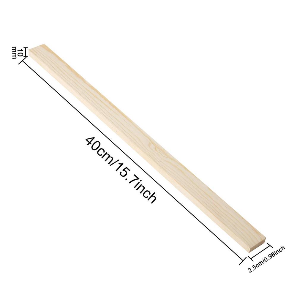 Pottery Rolling Stick Guide Thick Non Stick Baking Ruler Rolling Pin Wood Rolling Pin Measuring Clay Sculpting Pottery Tools