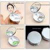 Portable Metal Jewelry Organiser With Mirror And Secure Closure For Travel Medicine Storage Container with Compartment