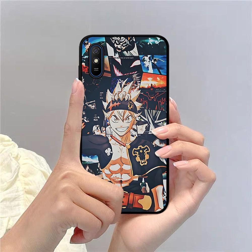Black Clover Phone Case For Redmi 5 6 7 8 9 10 Plus Pro 6 7 8 9 A GO K20 K30 K40 Pro Plus F3 Fundas