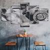Bodybuilding Fitness Gym Sport Motivation 5 Piece Five Panel Garage Wall Canvas Print Modern Art Picture Home Decor Gift For Him Her