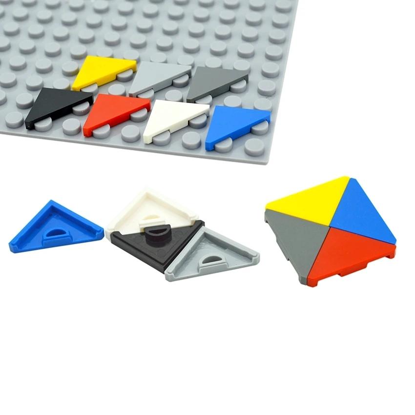 100PCS MOC Bricks 22385 2x3 Shield Light Panel LED 22385 2x3 Tile Building Blocks DIY Construction Toys Compatible With 3068