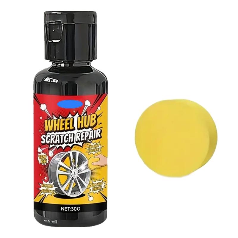 

30g/50g Wheel Hub Scratch Remover Scratch Repair Paste Kit Include Sponge For Quick Correction On Various Vehicle Wheels