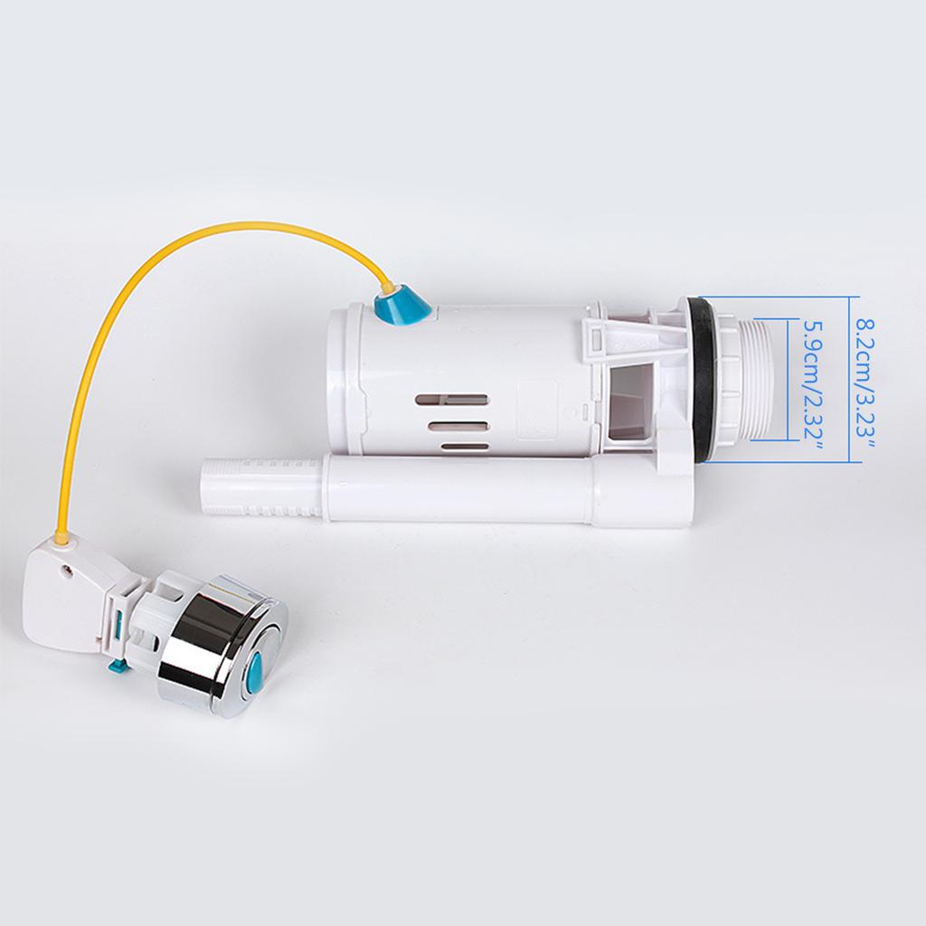 Line Control Double Row Drain Valves Double Flush Toilet Tanks Valves Efficient Water Tanks Accessory for FlushingToilet