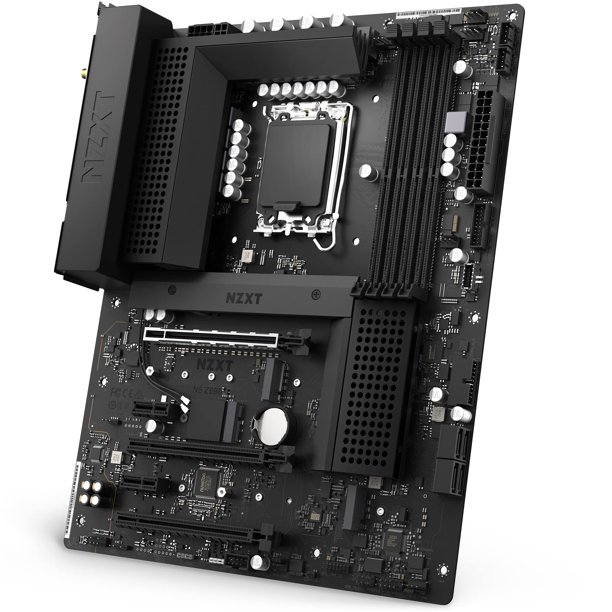 

Материнська плата ATX NZXT N5 Z690 Intel Z690 MB5832 [З чипсетом] [Чорна] N5-Z69XT-B1 чорний