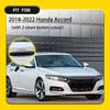 4x Carbon Exterior Fiber Door Handle Cover w/Smartkey For 2018- Honda Accord