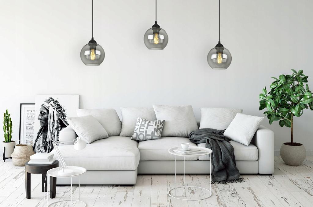 MODERNÍ ELEGANTNÍ SKLENĚNÁ ZÁVĚSNÁ LAMPA