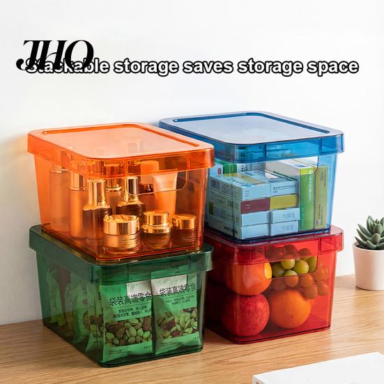 Easy View Aufbewahrungsbox Feuchtigkeitsgeschützt mit Deckeldesign Transparenter Versiegelter Behälter Stapelbarer Organizer Langlebiger Kunststoff für den Heimgebrauch Frische
