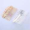 Plated Headwear Bobby Pin Silver Girl Barrettes Hair Clip Leaf Hairpin Hair Combs