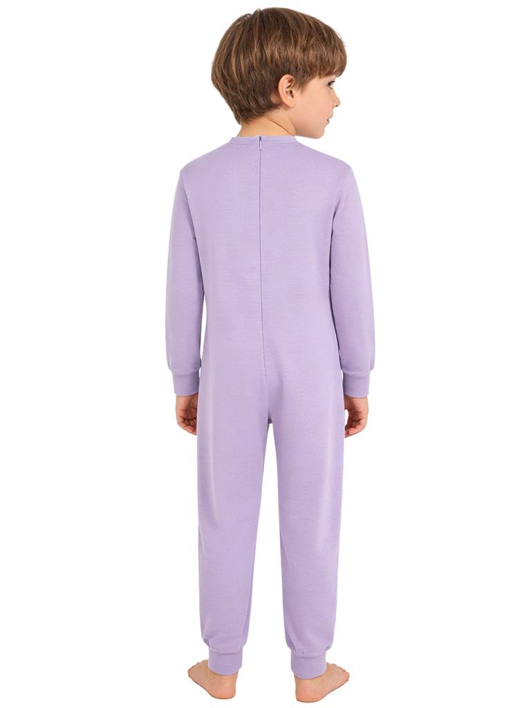 Unisex Special Needs Adaptive Clothing Long Sleeve Anti Strip Invisible Zipper Back Jumpsuit