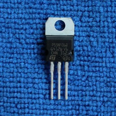 10 Uds STP55NF06 P55NF06 ORIGINAL ST Mosfet TO-220 PS5NF06 P5SNF06 P55NFO6 P55NF0G MOSFET de potencia 60V 50A TO220 Transistor