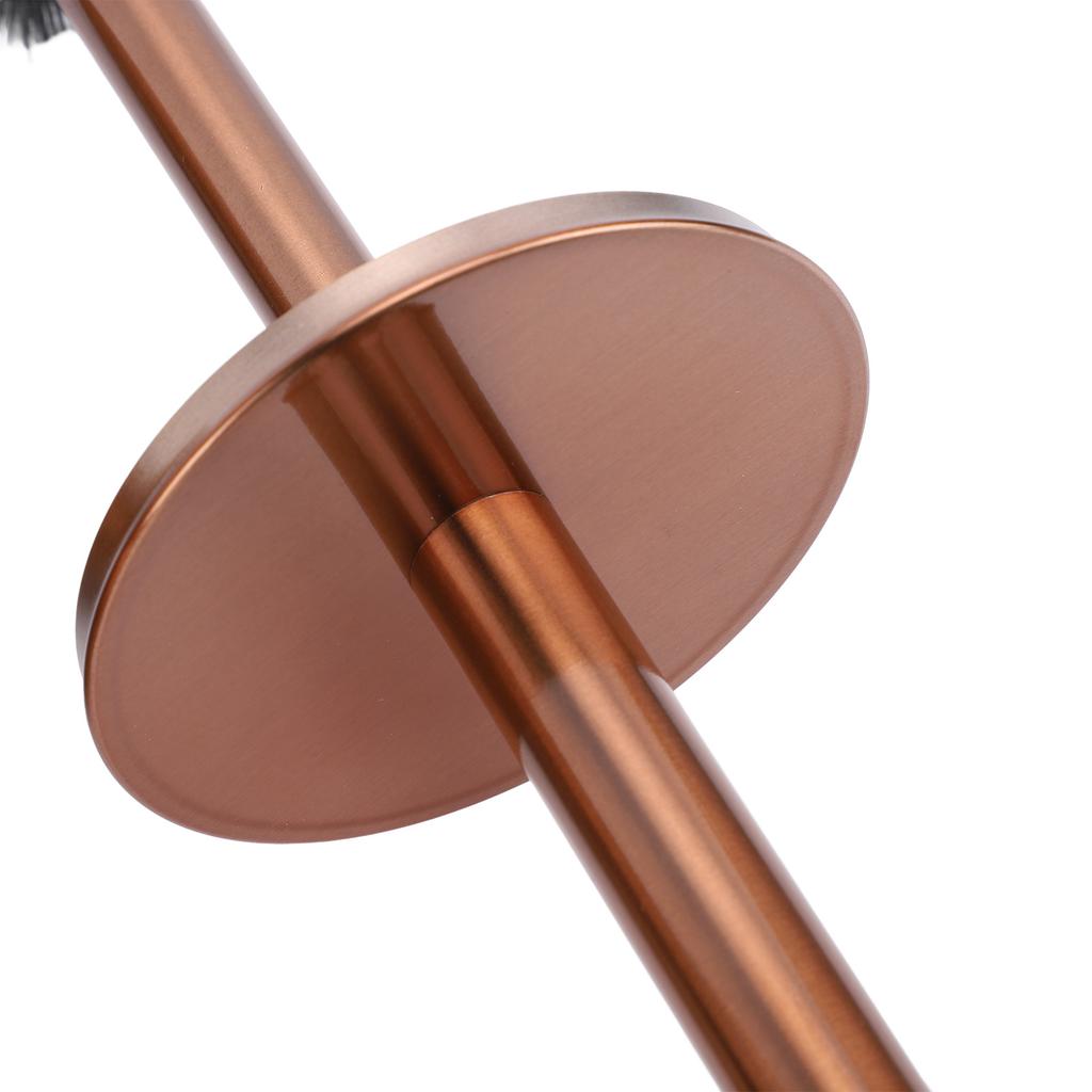 Toilet Brush Set Stainless Steel Modern Rust Proof Toilet Bowl Brush with Holder for Home Hotel Bathroom
