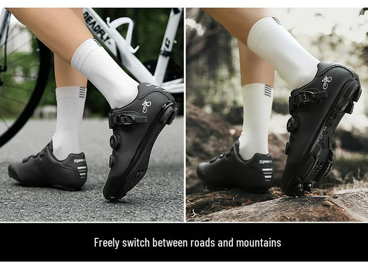 Plus Size Breathable Cycling Shoes with Hard Sole for Mountain & Road Biking