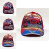 Childrens Cars Pattern Baseball Cap Cartoon Character Sunshade Breathable Hat For Kids