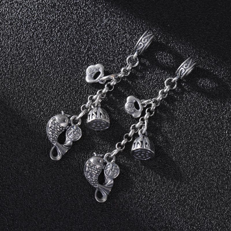 

Подвеска в виде цветка тыквы из состаренного серебра: Ретро кошелек для монет и ювелирная подвеска для DIY ожерелий и браслетов