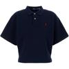 Polo Baumwoll-Knopf-Kurzarm-Poloshirt Damen Oberteile 211A96270-002