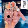 Diamond Pink Style Fob for BMW 1 3 5 7 Series X1 X3 X5 X7 F10 F15 F16 F20 F21 F30 F31 F32 F34 G01 G02 G20 M3 Car Key Case Cover