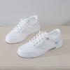 Rubber Sole Outdoor Woman Fashion Woven Woman White Sneakers Ladies Shoes Sport Baskettes Obuv Basctt Temis Tenya Sneacker