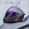 LVS motorcycle off-road helmet racing double lens flip open helmet DOT