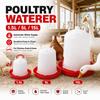 1.5L 8L 15L Bebedero para Pollos y Pájaros Contenedor de Agua Colgante Bebedero Duradero para Aves de Corral Alimentador Suministro de Agua