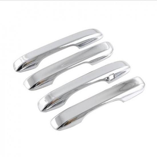Chrome 4PCS Exterior Door Handle Cover Trim For Honda Accord 2023 2024 11th Gen