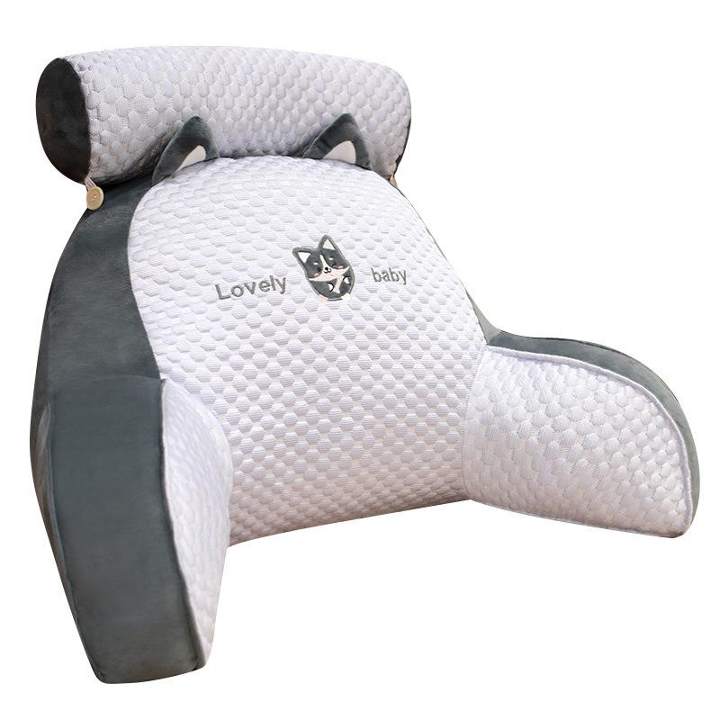 Bingdoudou bedside cushion soft bag waist pillow large back sofa pillow bed pillow bed reading