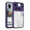 KEYSION Transparent Phone Case for Nothing Phone 3 Soft Silicone+PC Clear Shockproof Phone Back Cover for Nothing Phone 3