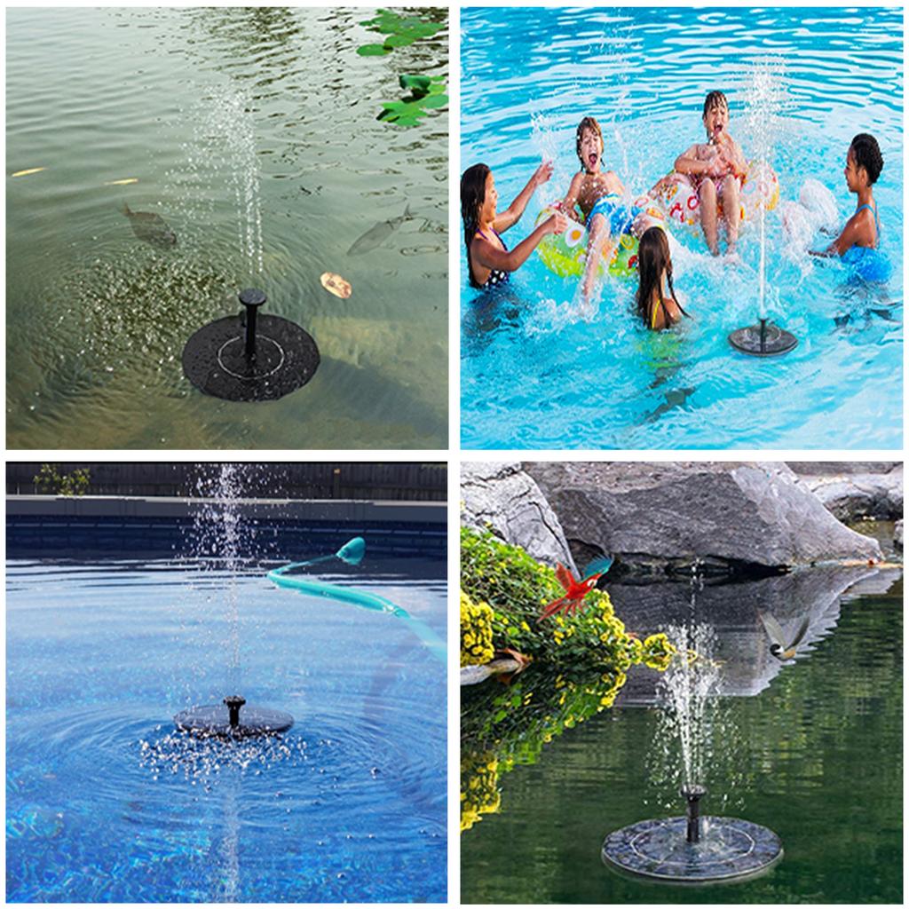 Solar Fountain Pump Lumiere Piscine Hors Terre Solar Pool Fountain With  Light Show, 2024 Upgraded Large Solar Pool Water Fountain 2 Spray Modes Floating  Pool Fountain Above Inground Pool Fountain Pool Lights, image size:1024x1024
