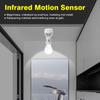 E26/E27 AC 110-240V 60W Infrared Motion Light Sensor Intelligent Bulb Lamp Base Switch