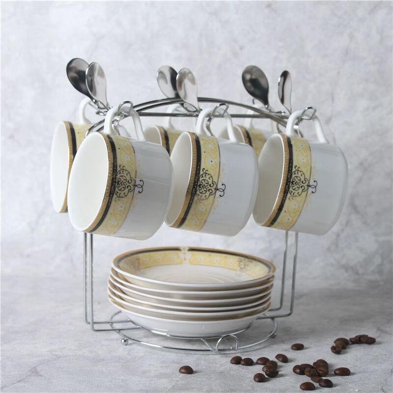 European Ceramic Coffee Cup Set
