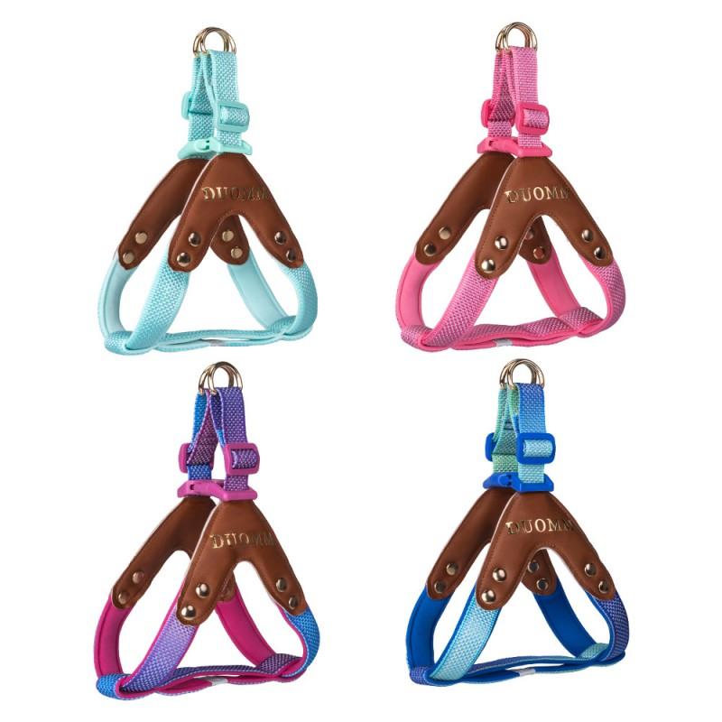 Adjustable Reflective Dog Harness With Chest Strap Night Walks Breathable Comfort Fit S M L XL