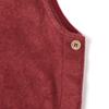 Fleece Fleece Side Button [Kusuguru Japan] Apron, Apron, Red, M-L