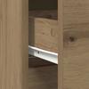 Sideboard with Drawer Artisan Oak Finish 80 x 34 x 76 cm Particleboard