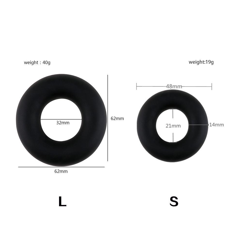 Large Silicone Lock Ring for Men's Chastity Device and Foreskin Restraint