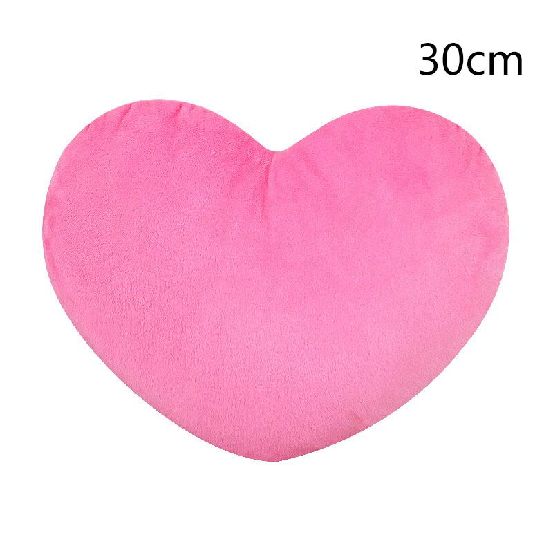 20/30Cm Heart Plush Toys Soft Cute Fuzzy Throw Pillow Toy Lovely Gift For Birthday Valentines Day Soft Stuffed Pillow