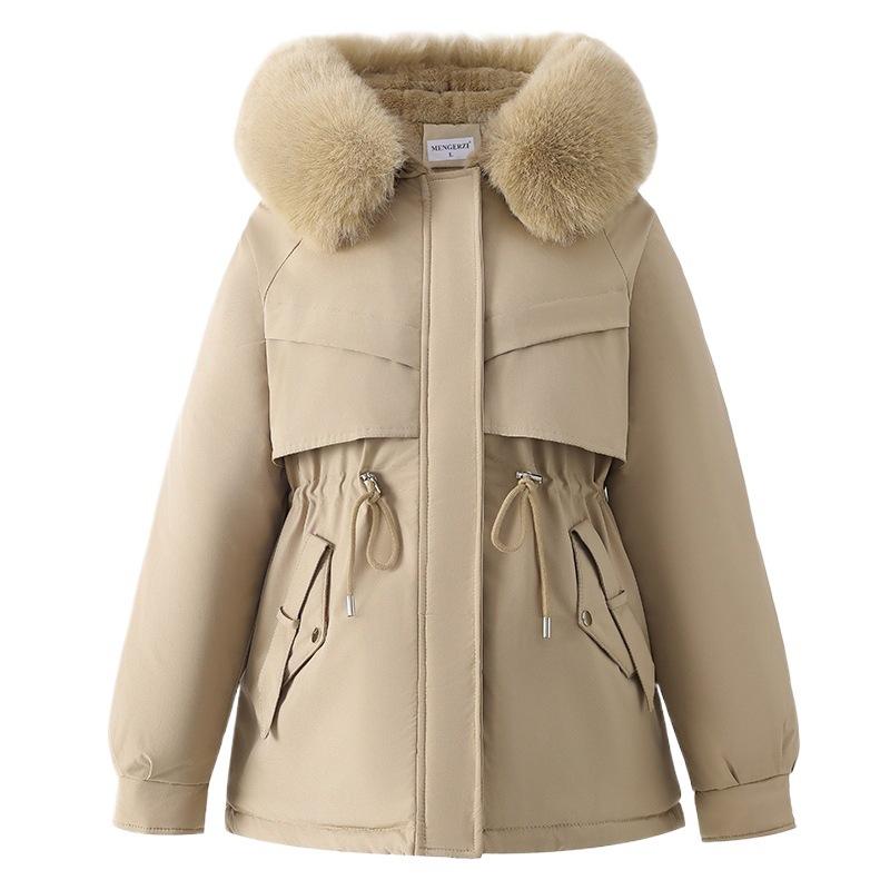 Jacket Pie Overcomes Women's Winter New Removable Fur Collar Liner Small Young Casual Jacket Women