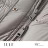 ELLE Women's Mid-length Hooded Duck Down Jacket